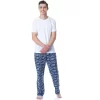 Marvel Mens' The Falcon Captain America Tossed Print Pajama Pants Blue