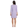 Lands' End Women's Pointelle Rib 3/4 Sleeve Knee Length Nightgown